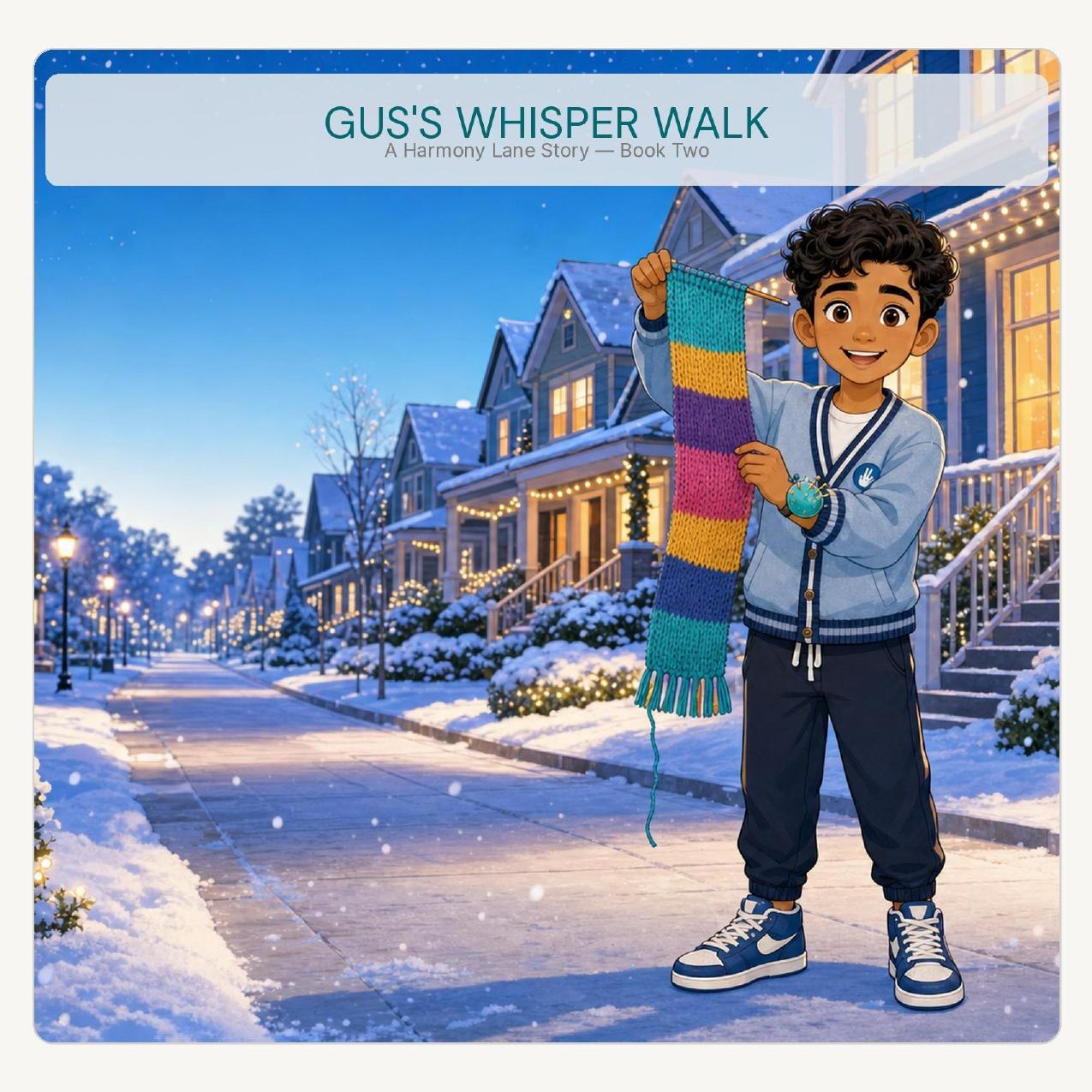 Cover of Gus's Whisper Walk, a Tales of Harmony Lane picture book