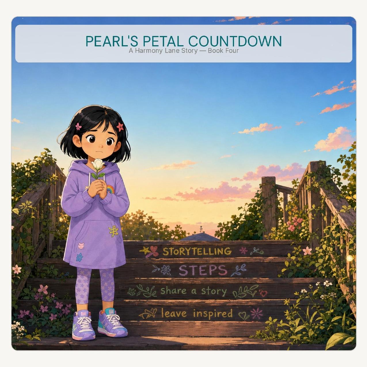 Cover of Pearl's Petal Countdown, a Tales of Harmony Lane picture book