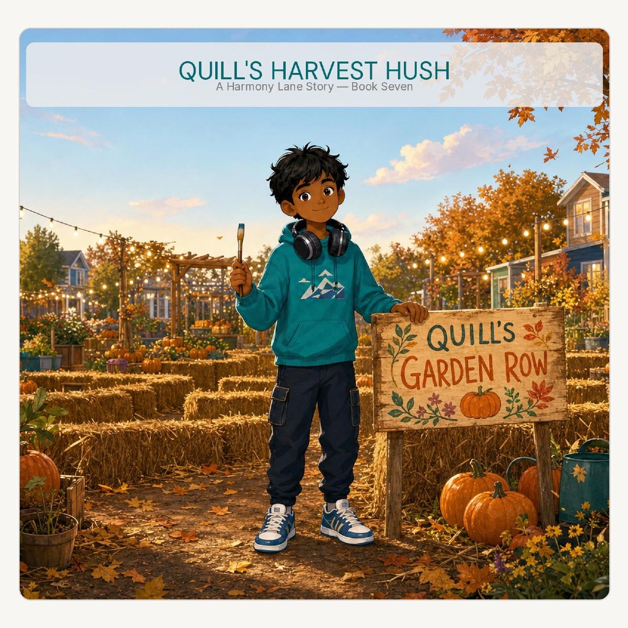 Cover of Quill's Harvest Hush, a Tales of Harmony Lane picture book