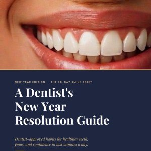 Cover of A Dentist's New Year Resolution Guide by Dr. Sabrina E. Mickel